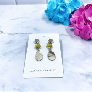 Banana Republic Yellow Drop Earrings - New! 🌼
